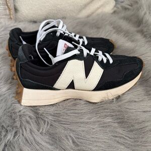 New Balance Black and White Athletic Shoes